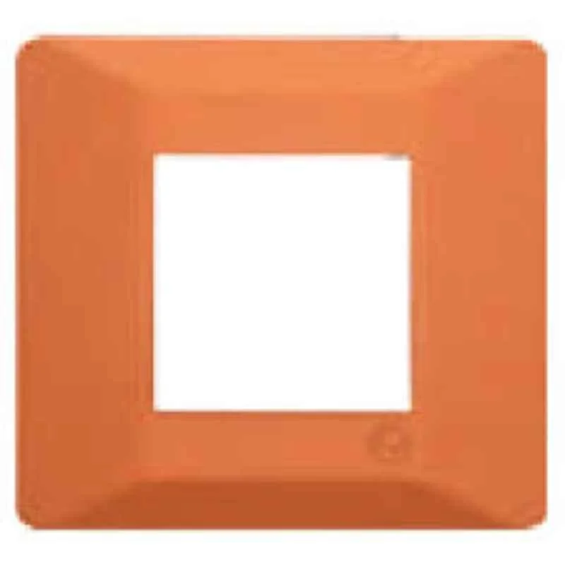 L&T entice 1 Module Cover Plate (Without Grid Frames) (Pack of 15) [Firestorm Orange]